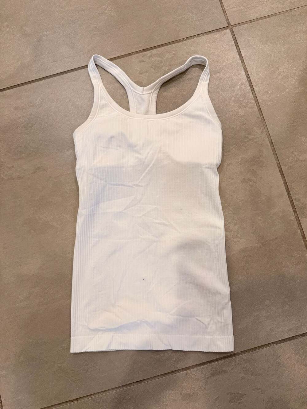 Lululemon Ebb to Street Tank Top Ribbed Built-In Bra